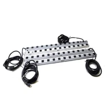 (Lot 4) Tripp-Lite PS3612 12-Outlet Power Strip Vertical 15A 120V 36" 15' Cord