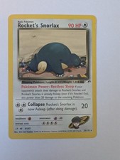 Rocket's Snorlax 33/132 Rare Gym Heroes Pokemon