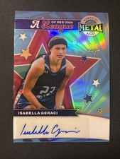 2025 Leaf Metal Women of Sport Isabella Geraci /8 League of Her Own Auto