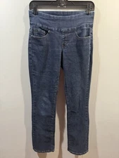 Womens Jag Jeans High Rise Boot Leg Jeans Stretchy Size 28x29 Blue