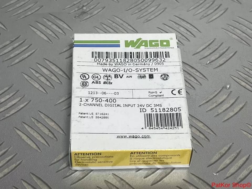 WAGO 750-400 24V DC 3ms