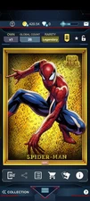 Topps Marvel Collect Top Tier '25 Series 2 Legendary Gold Spider-Man Award