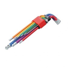 Profi Imbus Sechskantschl&uuml;ssel Set lang 9 tlg Kugelkopf 2-10 mm