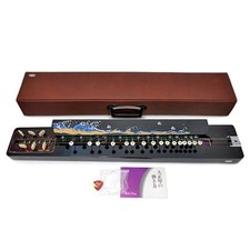 Vintage Taishogoto PALM HARP Metoro Model Japanese String Instrument w/ Case