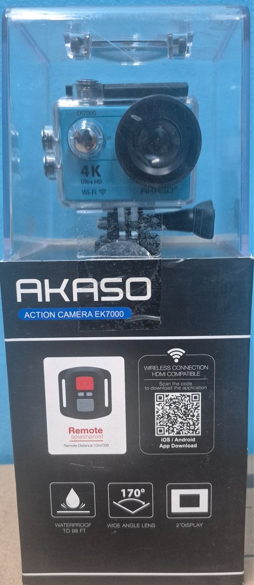 AKASO EK7000 4K HD Action Camera Blue 819847018198|
