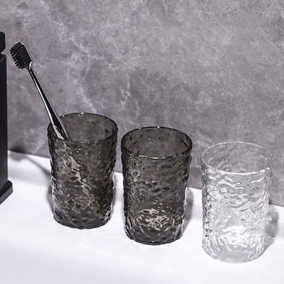 Plastic Toothbrush Cup With Handle Home Portable Transparent Toothbrush Holder