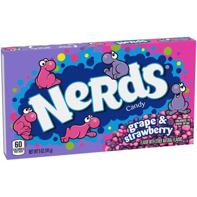 Nerds Erdbeer & Traube 141g Süßigkeiten mit fruchtigem Geschmack