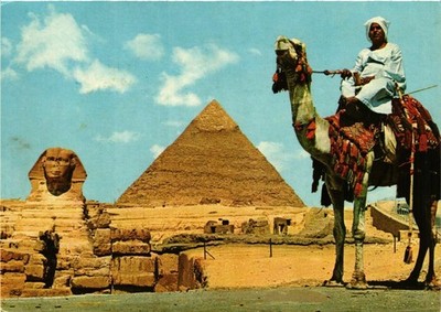 CPM Gizeh Die Große Sphinx und Khephren Pyramide ÄGYPTEN (852754)