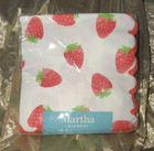 Martha Stewart Strawberry Decorative Party Napkins 40 Pack Paper Floral Nature — photo 1