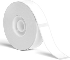 Thermal Label Maker Paper, White Stickers Waterproof Tear-Resistant Labels Repla