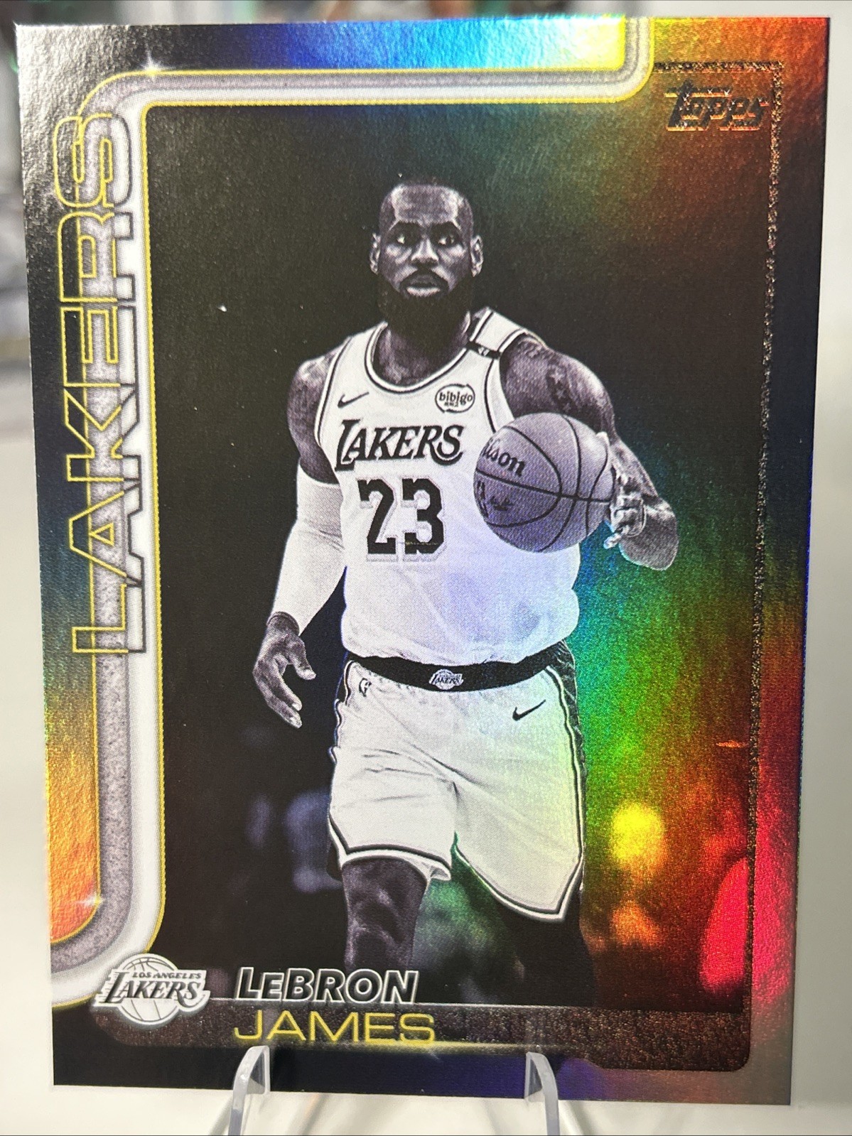 2025-26 Topps - LeBron James #150 Blackout Parallel
