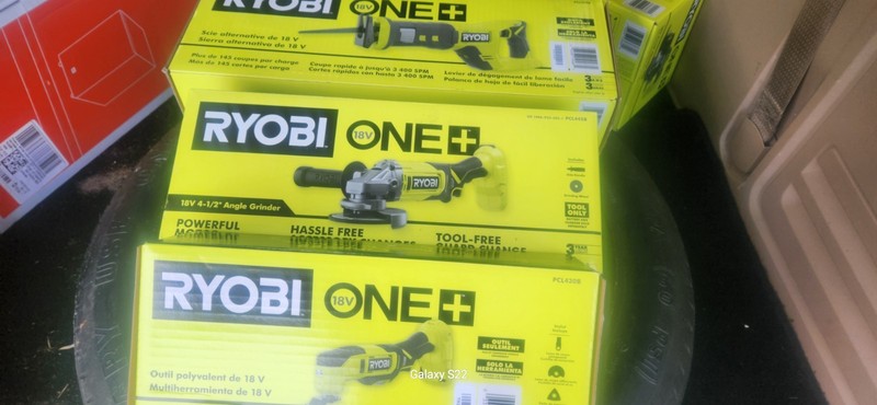 Ryobi ONE+ 18V Battery Power Tool Set, Tool Only Bundle PCL445B PCL430B