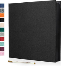 Large Photo Album Self Adhesive Linen Cover Magnetic Scrapbook Album DIY Scrap B