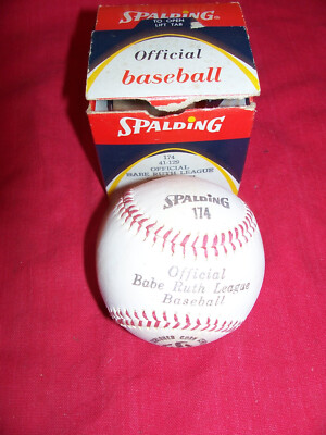 Vintage NOS Spalding Baseball Babe Ruth League 174 Little Collectible Collector