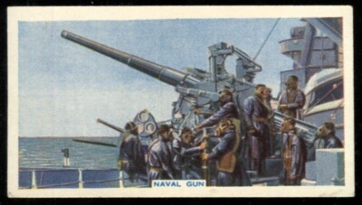 Tabakkarte, Godfrey Phillips, Mechanized Age, 1937, 2. Serie, Naval Gun, #41