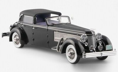1937 Duesenberg SJ Coupé de Ville von Rollson Model im Maßstab 1:43 von Esval