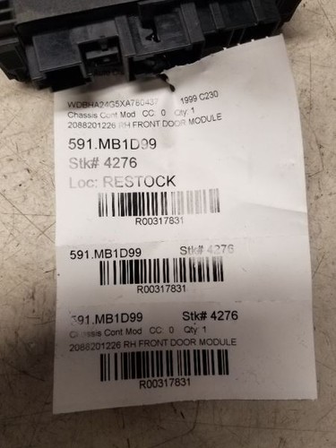 1999 Mercedes-Benz C230 - Right Front Door Control Module - 2088201226 - R317831 - Picture 7 of 7