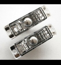 Für VW Golf 1 2 Caddy Polo 86C +Cabrio 2x Frontblinker Blinker in Chrom Klarglas