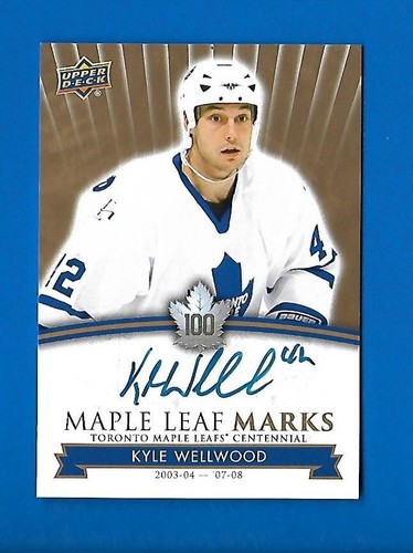 2017-18 TORONTO MAPLE LEAFS CENTENNIAL LEAF MARKS AUTOGRAPH & AKA CARD SEE LIST - Picture 88 of 91