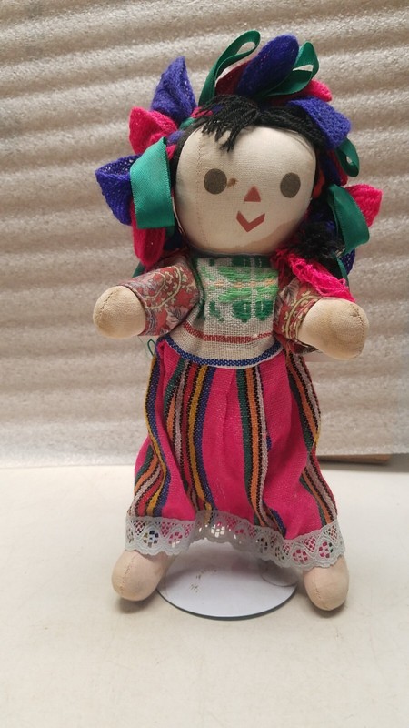Handmade Oriental Doll with Stand (M)