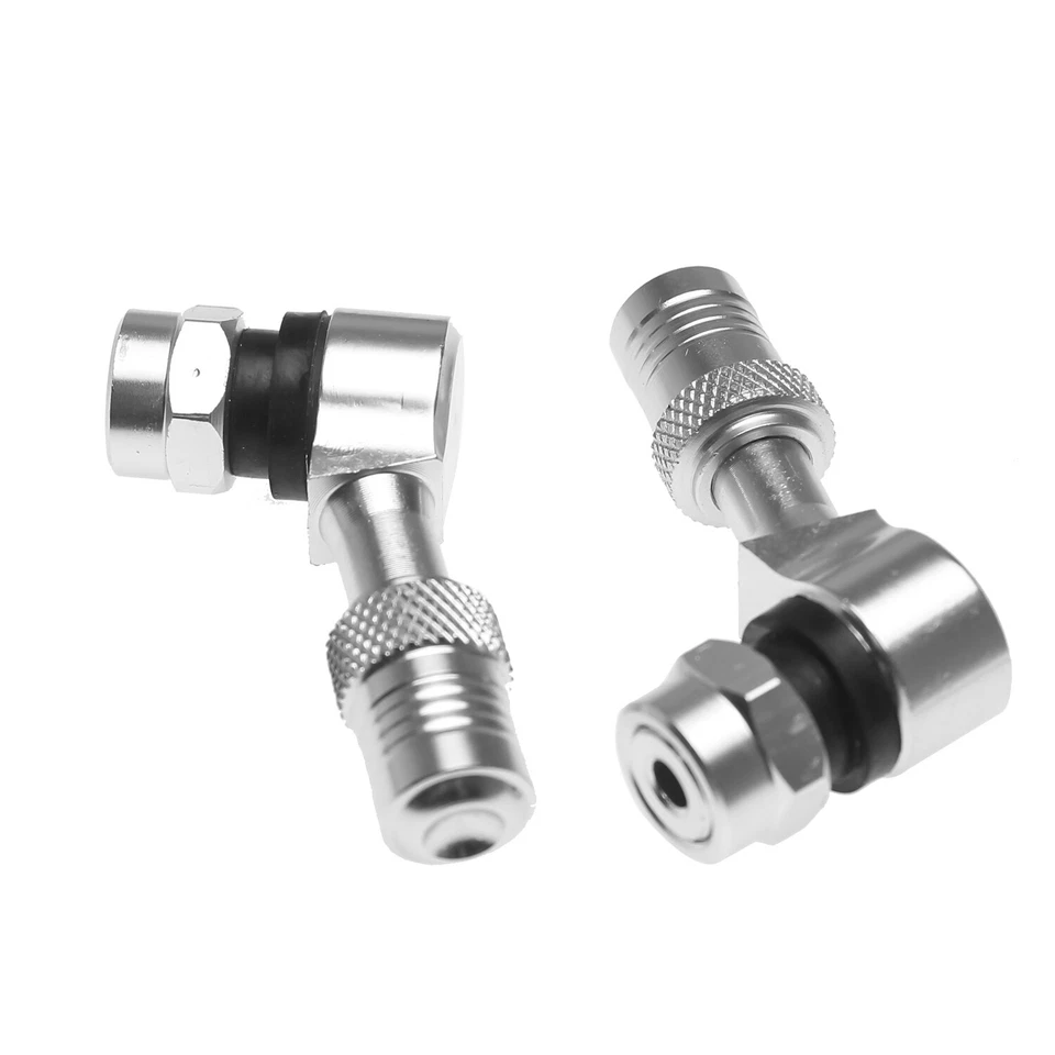 2pcs 11.3mm Wheel Tire Valve Stem Cap For Suzuki Yamaha Kawasaki Honda Aluminum - Image 3 of 4