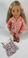 Our Generation Doll 18  American Girl Blond Hair Blue Eyes  Accessories