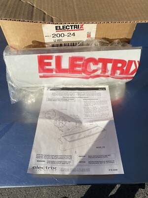 Electrix 200-24 U-WH M201 White Wall Sconce 120V 27W New Unused 
