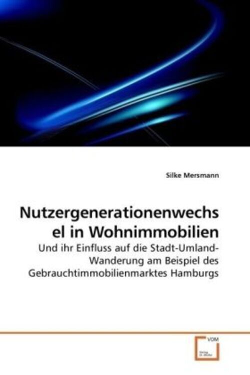 Silke Mersmann | Nutzergenerationenwechsel In Wohnimmobilien |