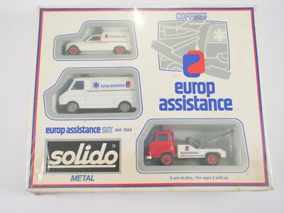 Beau Coffret Europ Assistance fabrication SOLIDO référence 7024