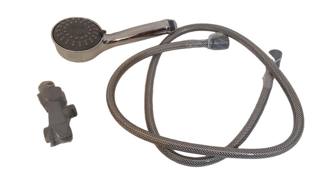 Waterpik Showerhead Silver Chrome Handheld Bracket Hose Includes Manual