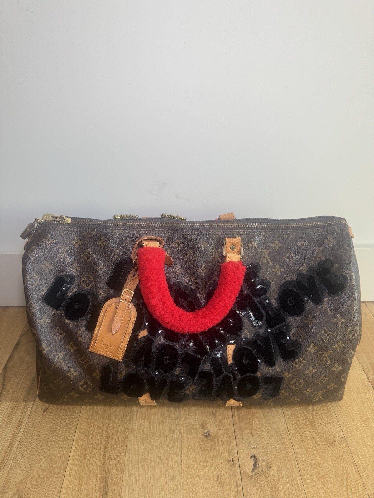 Custom Louis Vuitton Monogram Keepall Duffle Bag - image 4