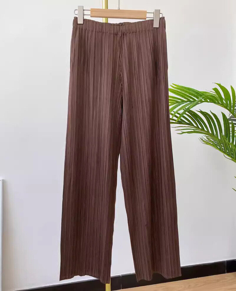 Pleats Please Issey Style Pleated Pants, Pleated Casual Pleats Please Issey Style Pleated Pants, Pleated Casual