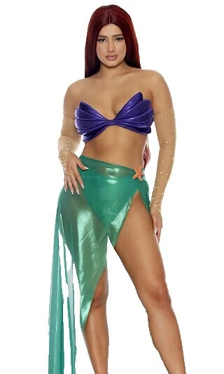 美人鱼多色演出服女