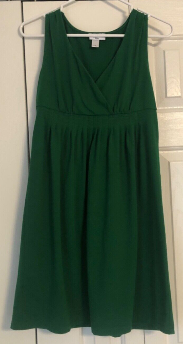 Loft Women's Emerald Green Dress (Size Petite Small) Great Condition | eBay