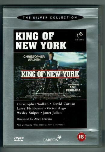 King Of New York DVD Thriller & Mystery Christopher Walken