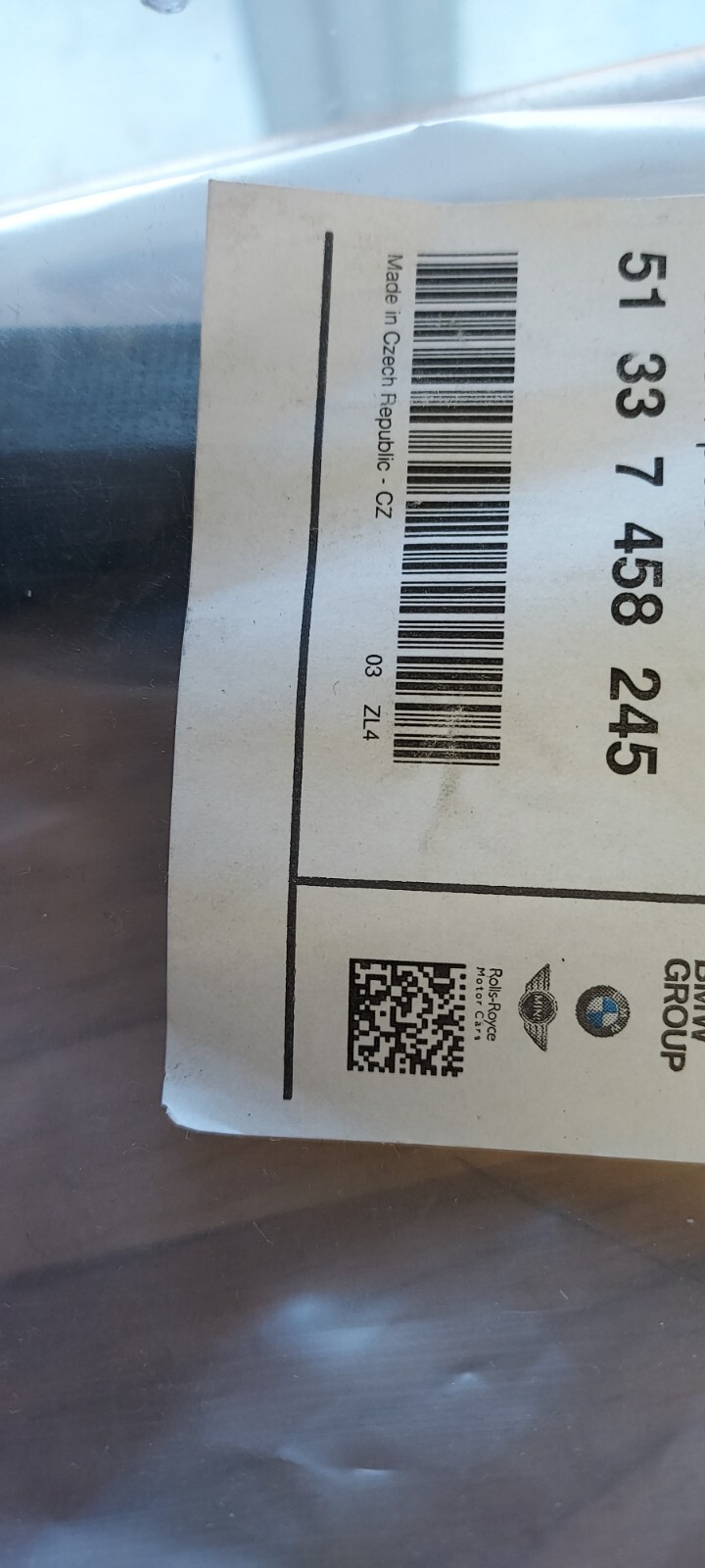 BMW Mini F56 Channel Sealing Inside Door Front Left 51337458245 