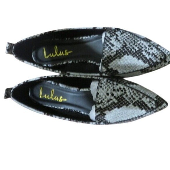 Lulus Emmy Vegan Leather Python Snake Embossed Ba… - image 3