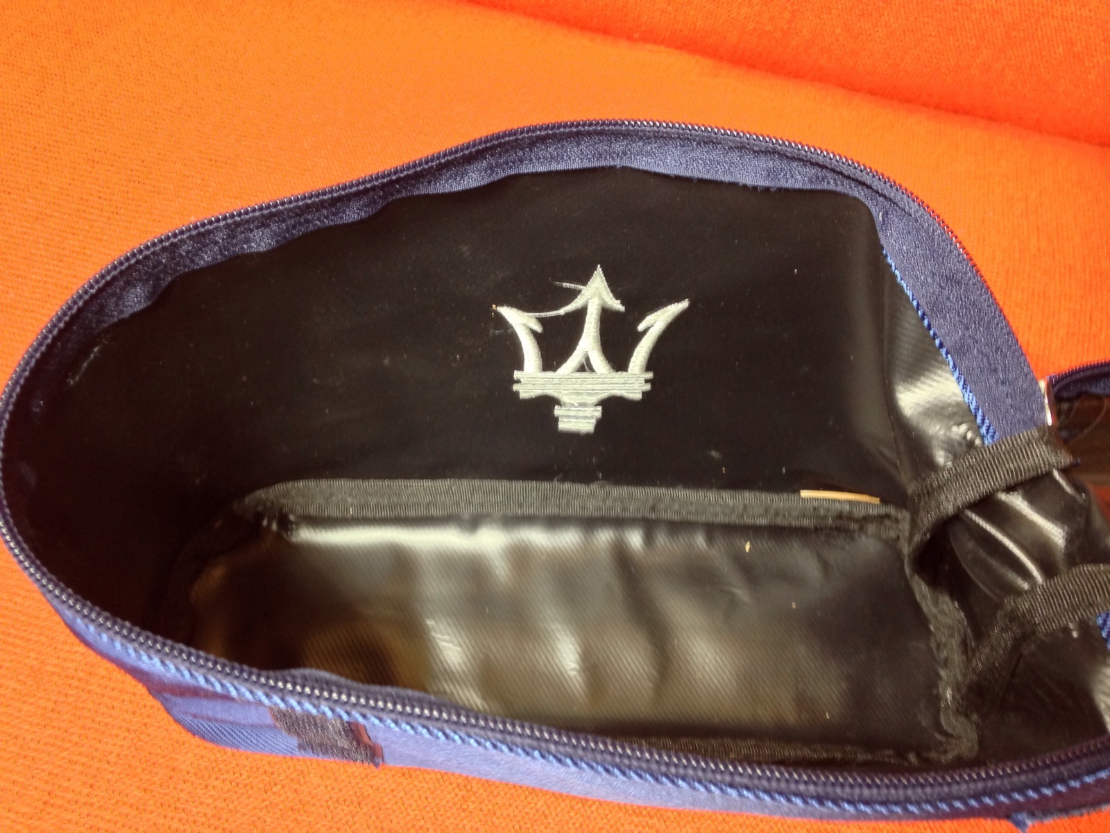 MASERATI OEM CASE USED FOR AIR COMPRESSOR TIRE TOOL KIT AUCTION FOR CASE ONLY