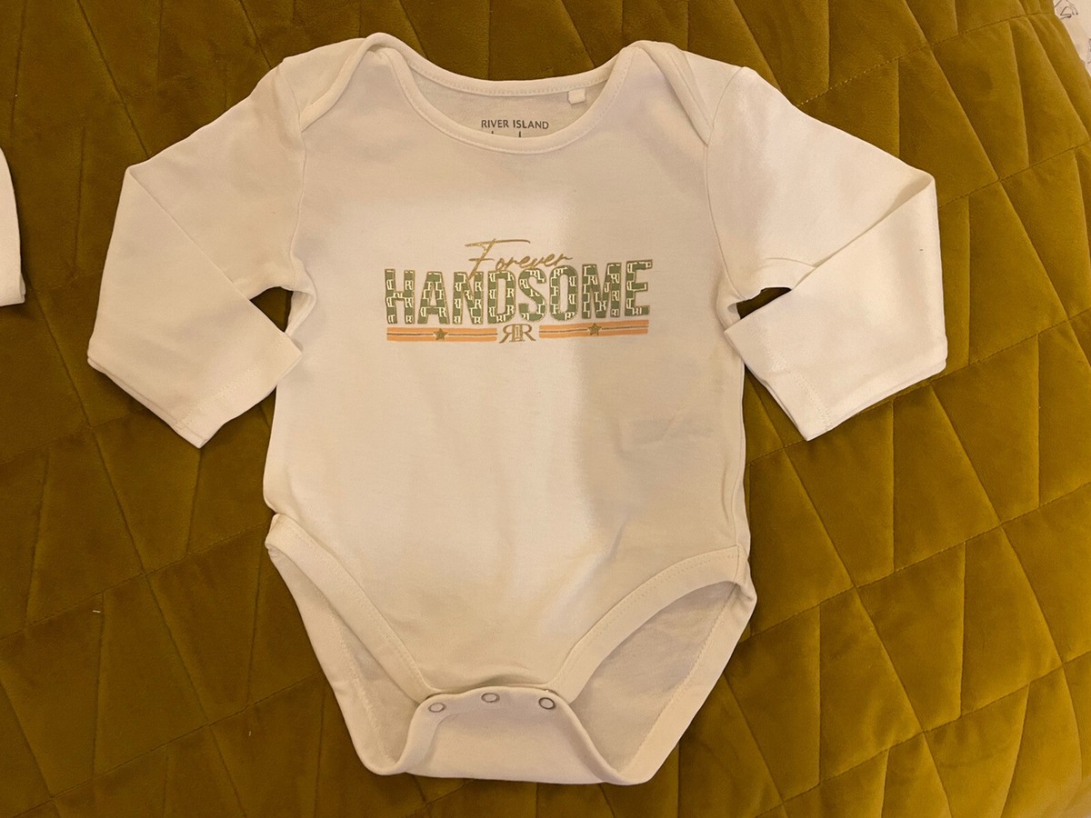 River Island Baby Body Vest 6-9 Months UK