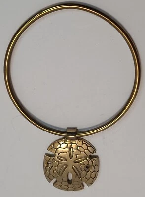 Vintage Lot 6 Laiton Coque Mur Salle de Bain Porte Serviette Anneaux Penco Co. - Photo 1/4