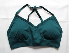 Women's Best Women's Define 2.0 Seamless Halter Neck Bra EJ3 Dark Moss Small NWT