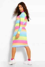 Boohoo Colourful Bodycon Dress