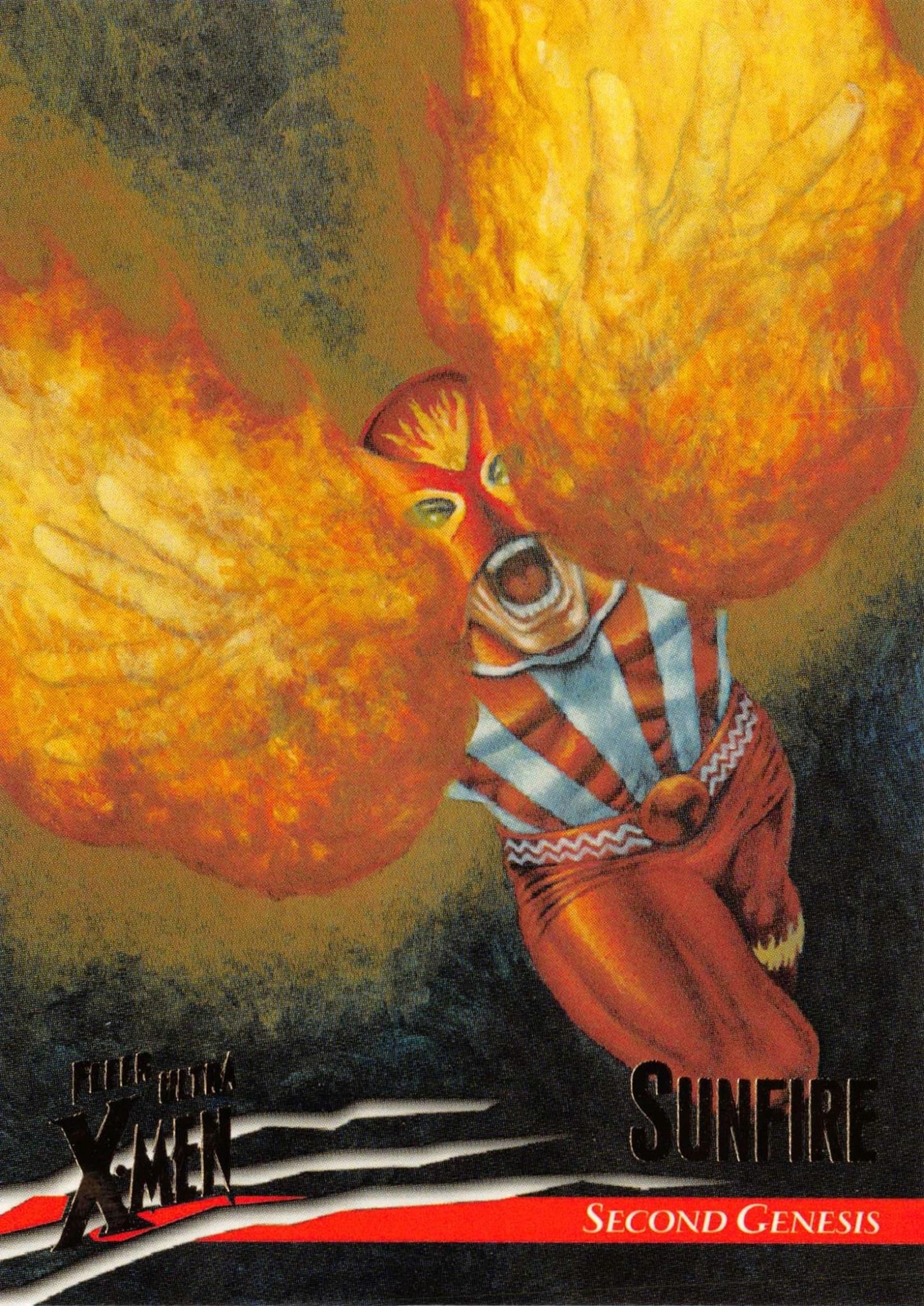 SUNFIRE / X-Men Fleer Ultra Wolverine (1996) BASE Trading Card #21