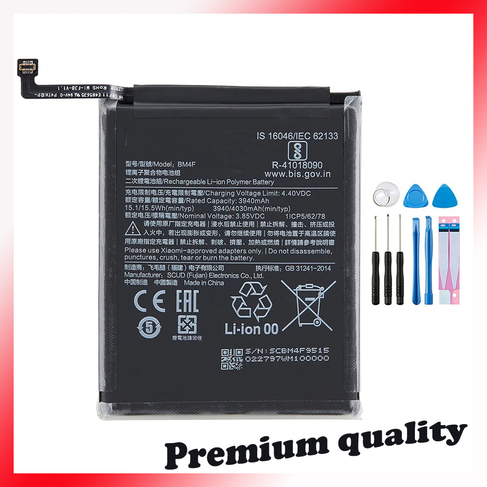 New BM4F Battery Replacement For Xiaomi MI CC9 CC9e Mi A3 Mi9 Lite 3940 ...