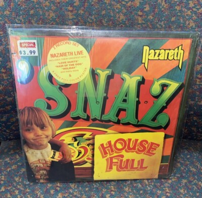 1981 Og Nazareth 'SNAZ House Full LIVE Hardrock USA Original Shrink VG+