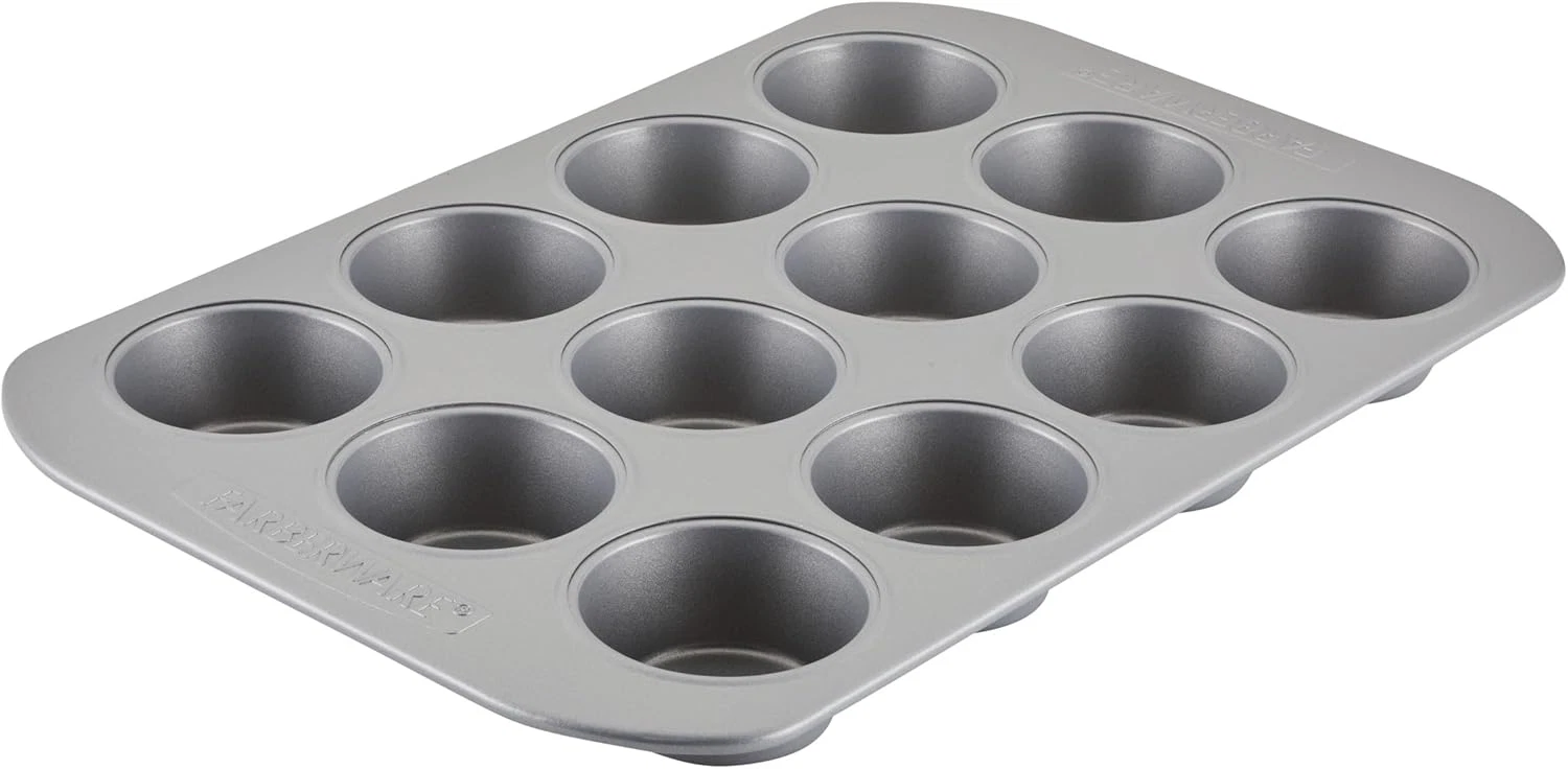 Farberware 12-Cup Nonstick Bakeware Muffin Pan - Thumbnail 3