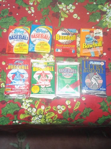 MLB Baseball Card Wax Packs Bulk Lot Donruss, Fleer, Tops, Score, Upperdeck NEW