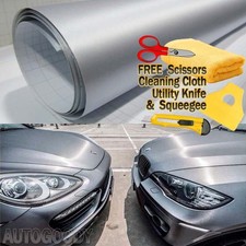 108 X 60 Silver Brushed Aluminum Vinyl Film Wrap Sticker Decal Air Bubble Free 108 X 60 Silver Brushed Aluminum Vinyl Film Wrap Sticker Decal Air Bubble Free