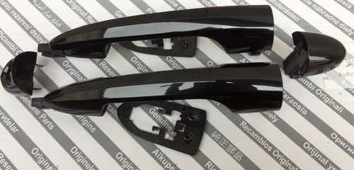 Orig. External Handles(2 pcs) front doors DX + SX Alfa Giulietta black Vulcan