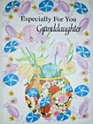 1 Birthday Greeting Card/Envelope Granddaughter Pride Joy Flowers Happy Love Fun
